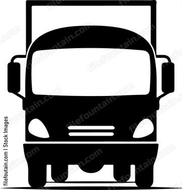 Truck front view