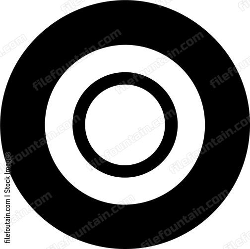 Two concentric circles
