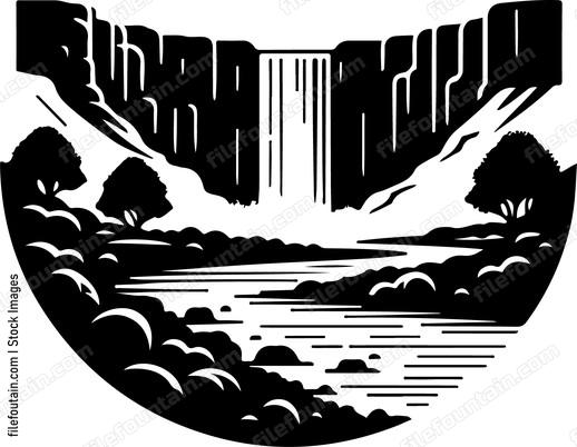 Waterfall Landscape