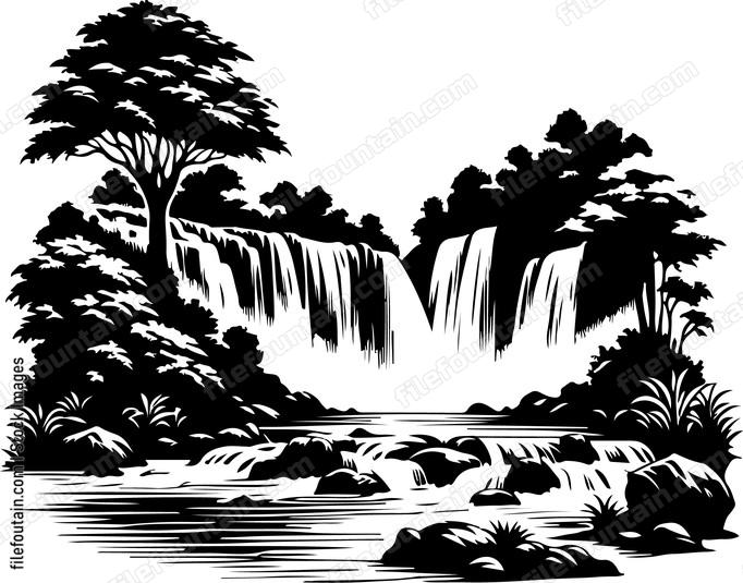 Waterfall Landscape