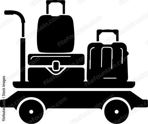 Airport Baggage Cart
