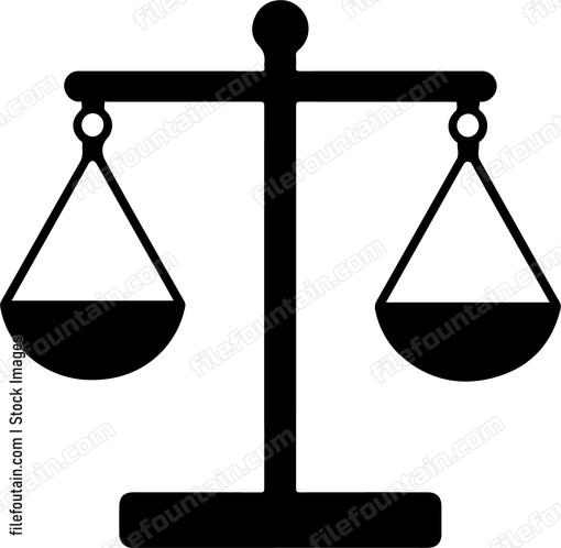 An image of justice scale