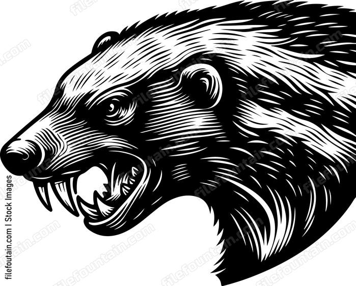 Angry Honey Badger