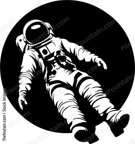 Astronaut Floating