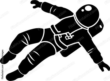 Astronaut Floating