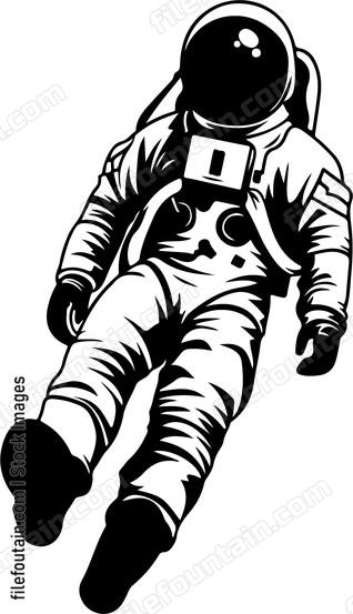Astronaut Floating