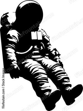 Astronaut Floating In Space