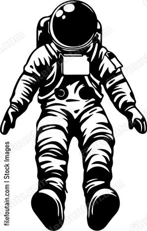 Astronaut Floating In Space