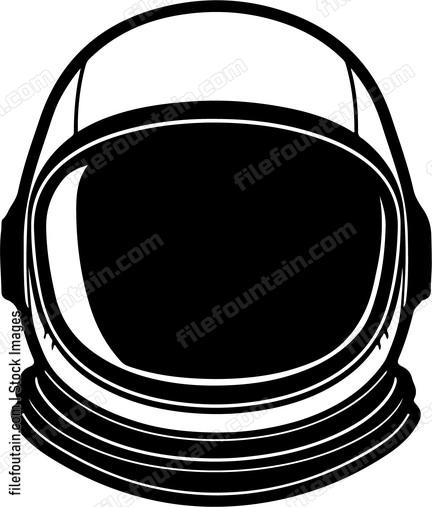 Astronaut Helmet Front