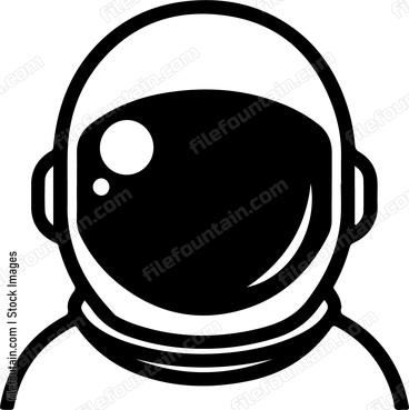 Astronaut Helmet Front View