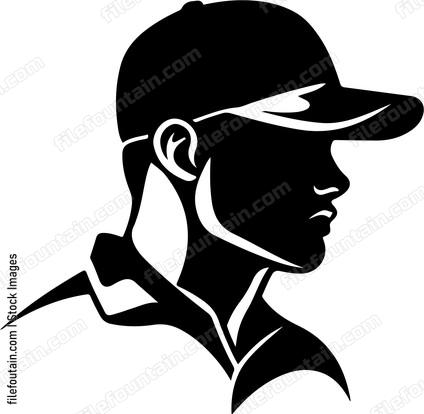 Baseball Player In Hat