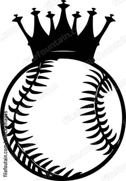 Baseball With Crown