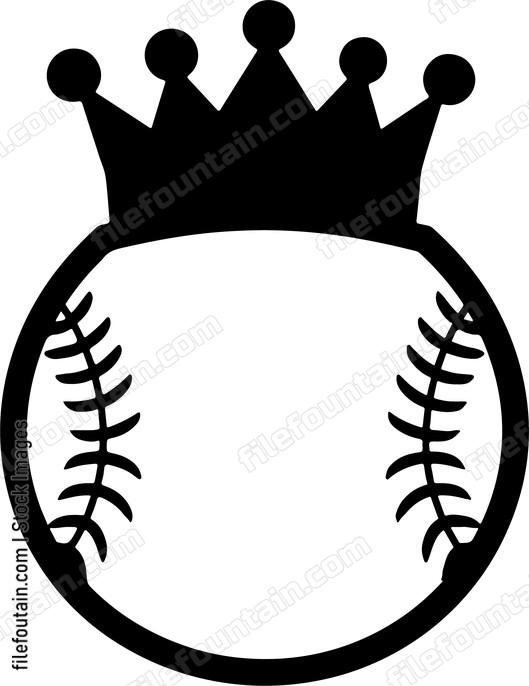 Baseball With Crown