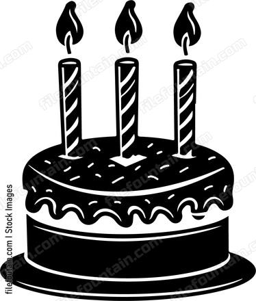 Birthday Cake With Candles