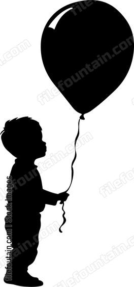 Boy Flying Balloon