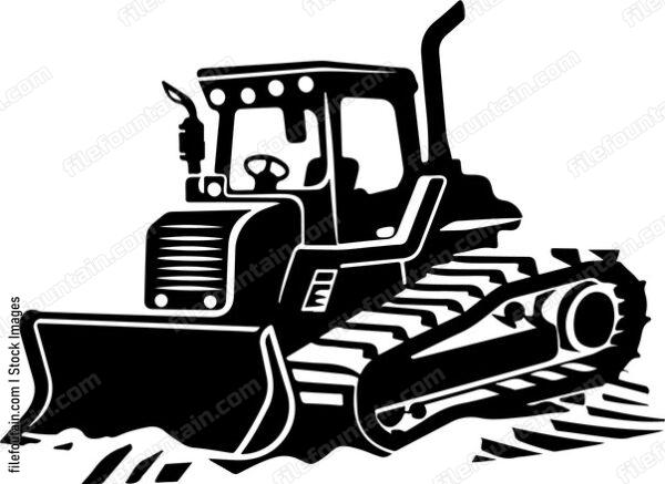 Bulldozer Tractor