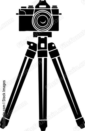 Camera On Tripod
