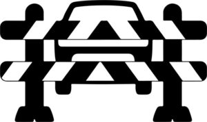 Car Barrier Stop Sign