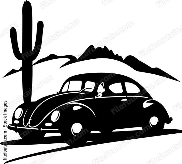 Car In Desert