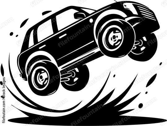 Car Pop A Wheelie