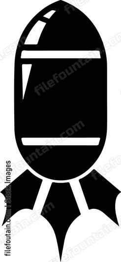 Cartoon bomb with lit fuse