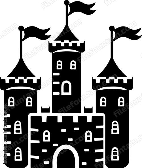 Castle With Flags