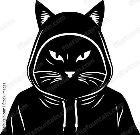 Cat In Hoodie