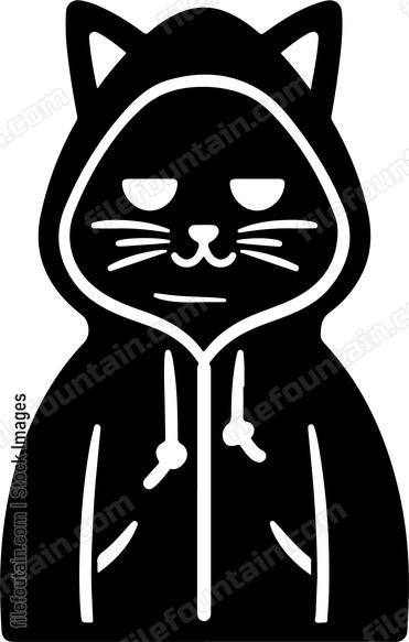 Cat In Hoodie