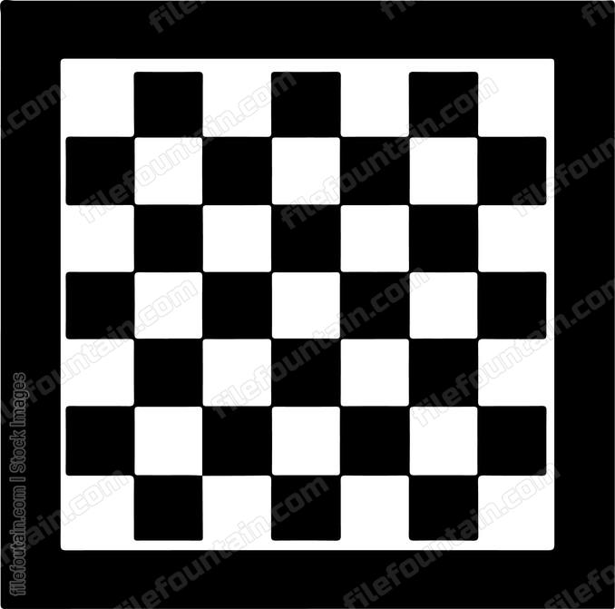 Checkered Square Frame