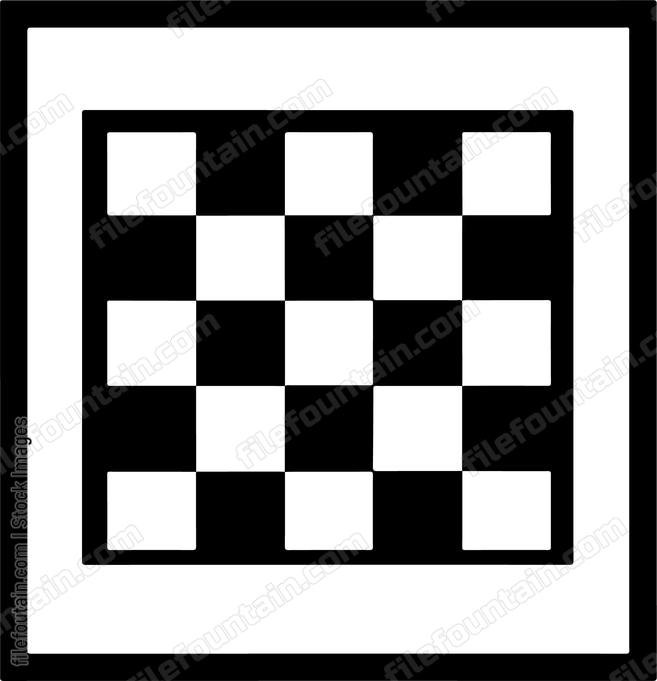 Checkered Square Frame