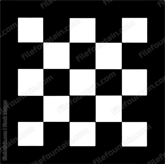 Checkered Square Frame