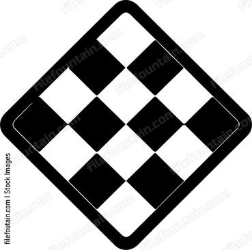Checkered Square Frame