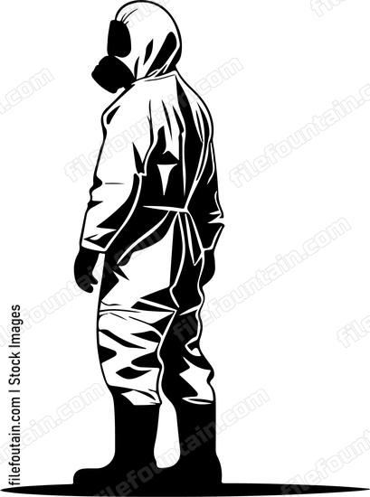 Chemical Protective Suit Side View