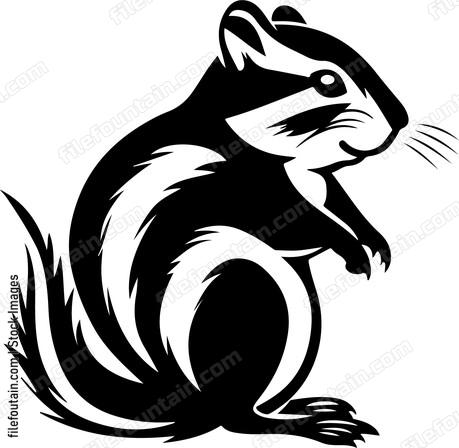 Chipmunk Side View