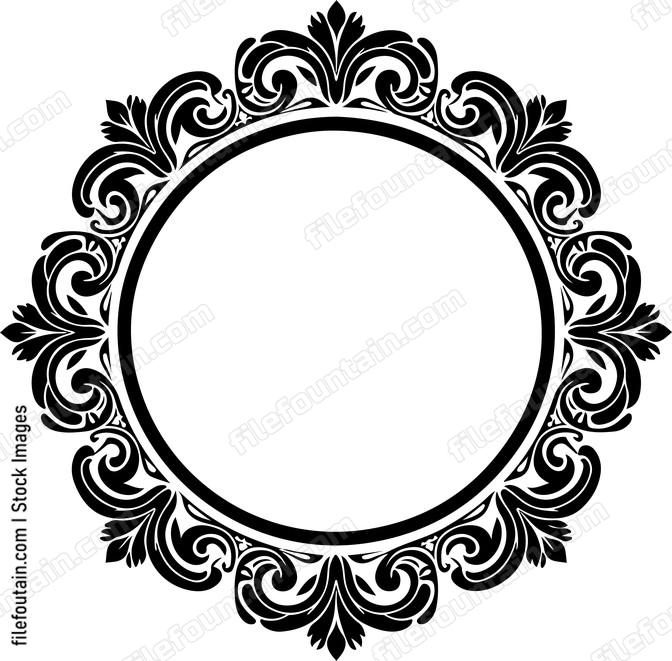 Circle Decorative Frame