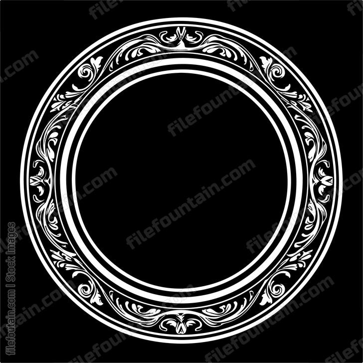 Circle Decorative Frame