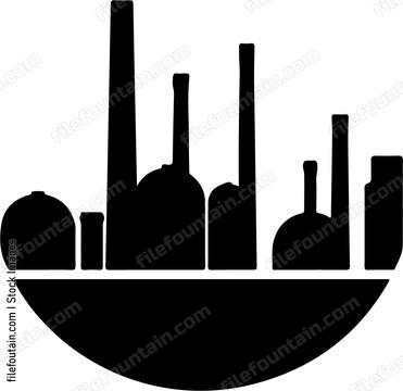 Circle Design Element Industrial