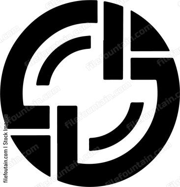 Circle Design Element Industrial