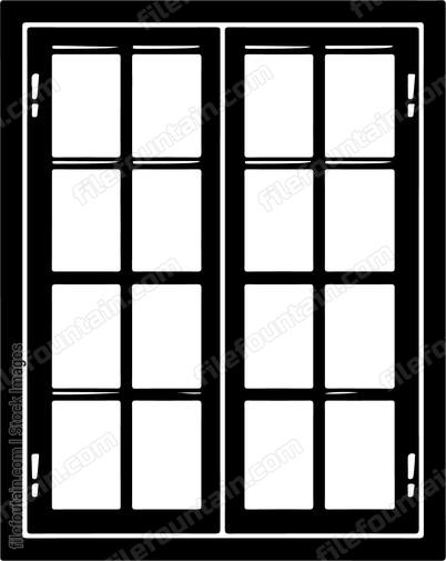 Closed Wooden Window