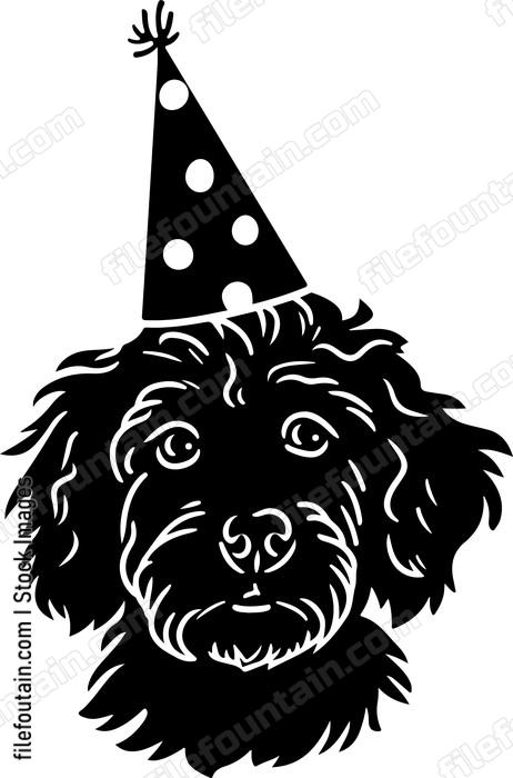 Cockapoo Birthday Hat