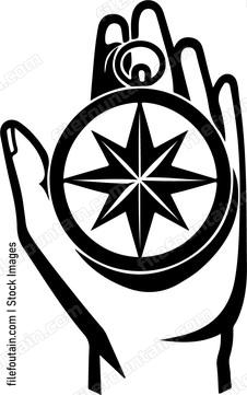 Compass In Hand
