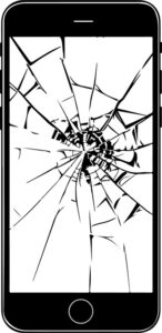 Cracked Smartphone Screen