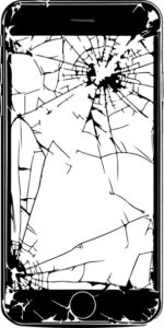 Cracked Smartphone Screen