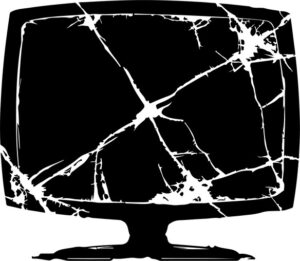 Cracked Tv Screen