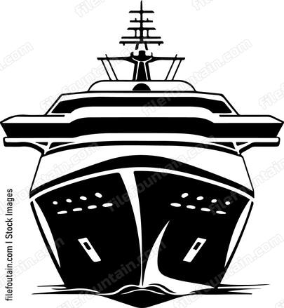Cruise Ship Aireal View