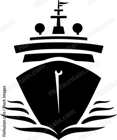 Cruise Ship Anchored Parked