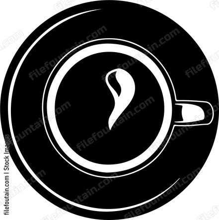 Cup Of Coffee Top View