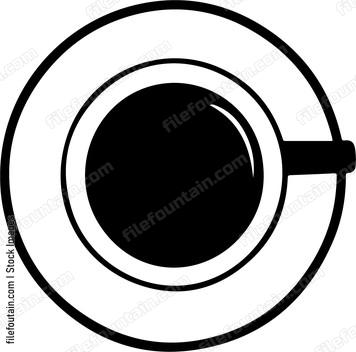 Cup Of Coffee Top View
