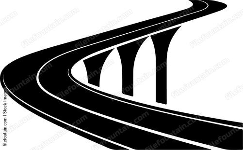 Curved Road Bridge