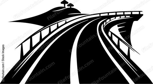 Curved Road Bridge